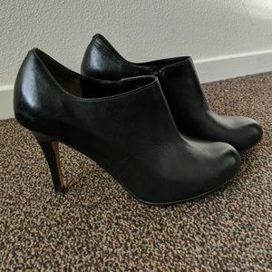 Cole Haan black leather booties